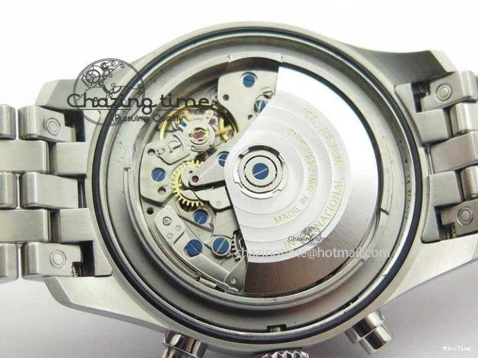 MIROTIME 0808 UrbanChic Pilot Chrono 2016 IW377714 ZF 1:1 Best Edition Blue Dial On SS Bracelet A7750 V 7272